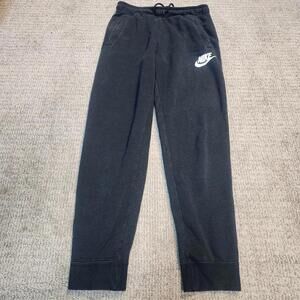 Nike Sweatpants Black Pockets Women's Size Small Drawstring